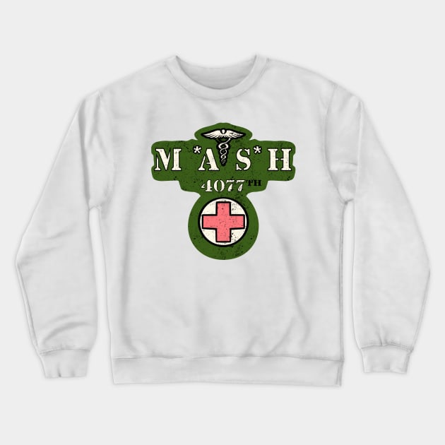 Retro MASH Logo Crewneck Sweatshirt by notajellyfan